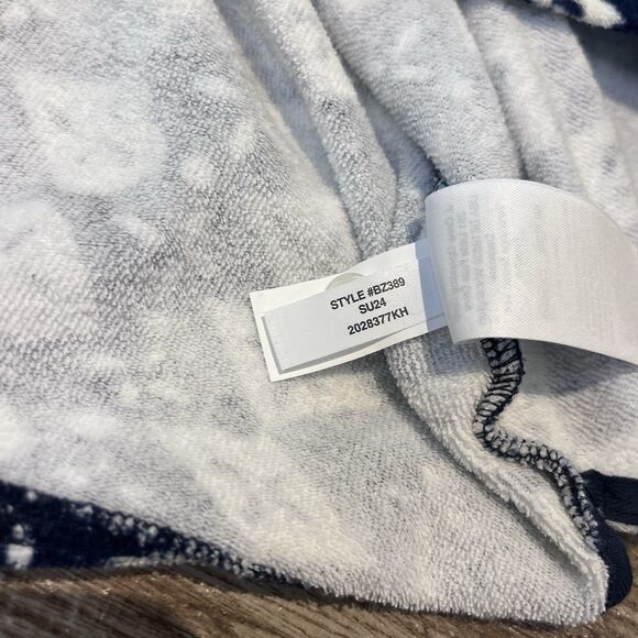 J Crew Shirt Mens L oarsman Textured Terry Cloth Toweling Polo AOP Geometric - Picture 10 of 11